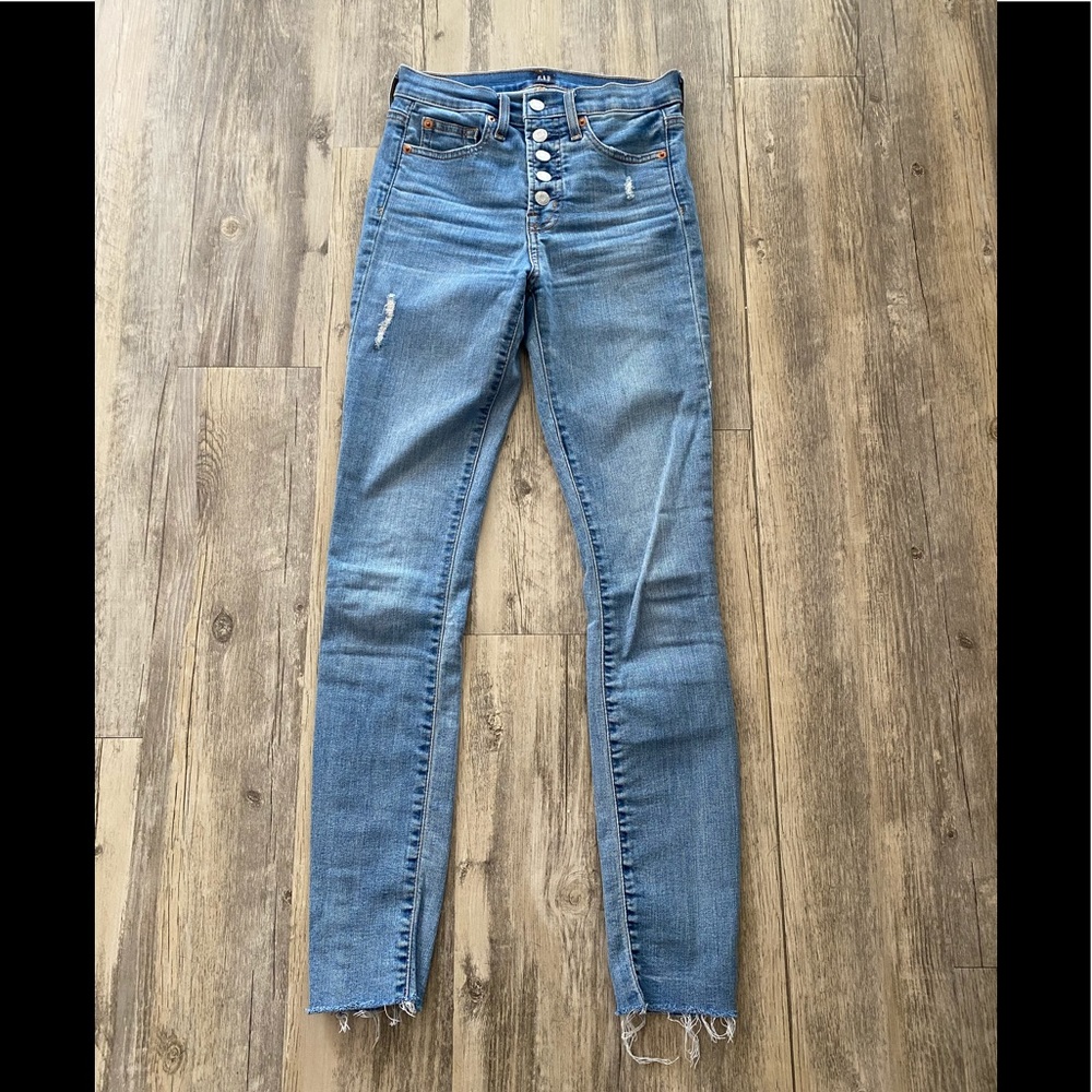GAP skinny distressed denim